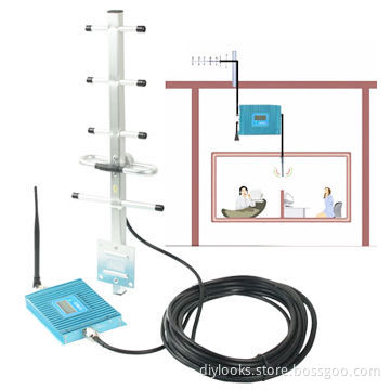GSM 900 Cellular Phone Signal Repeater Booster w/ Screen + Antenna, 100m² Coverage